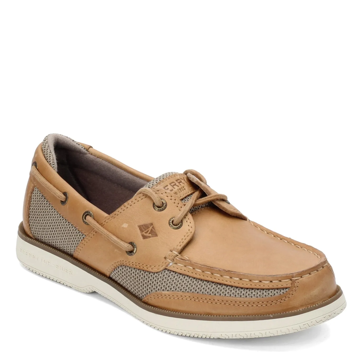 Boat Shoes*Sperry Men's , Surveyor 2-Eye Boat Shoe Linen