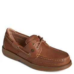 Boat Shoes*Sperry Men's , Surveyor 2-Eye Boat Shoe Caramel
