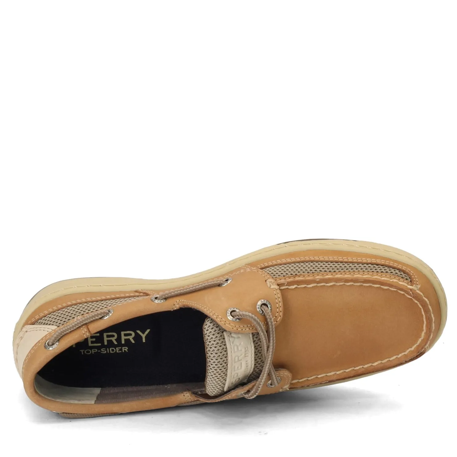 Boat Shoes*Sperry Men's , Tarpon 2-Eye Boat Shoes Tan/Beige