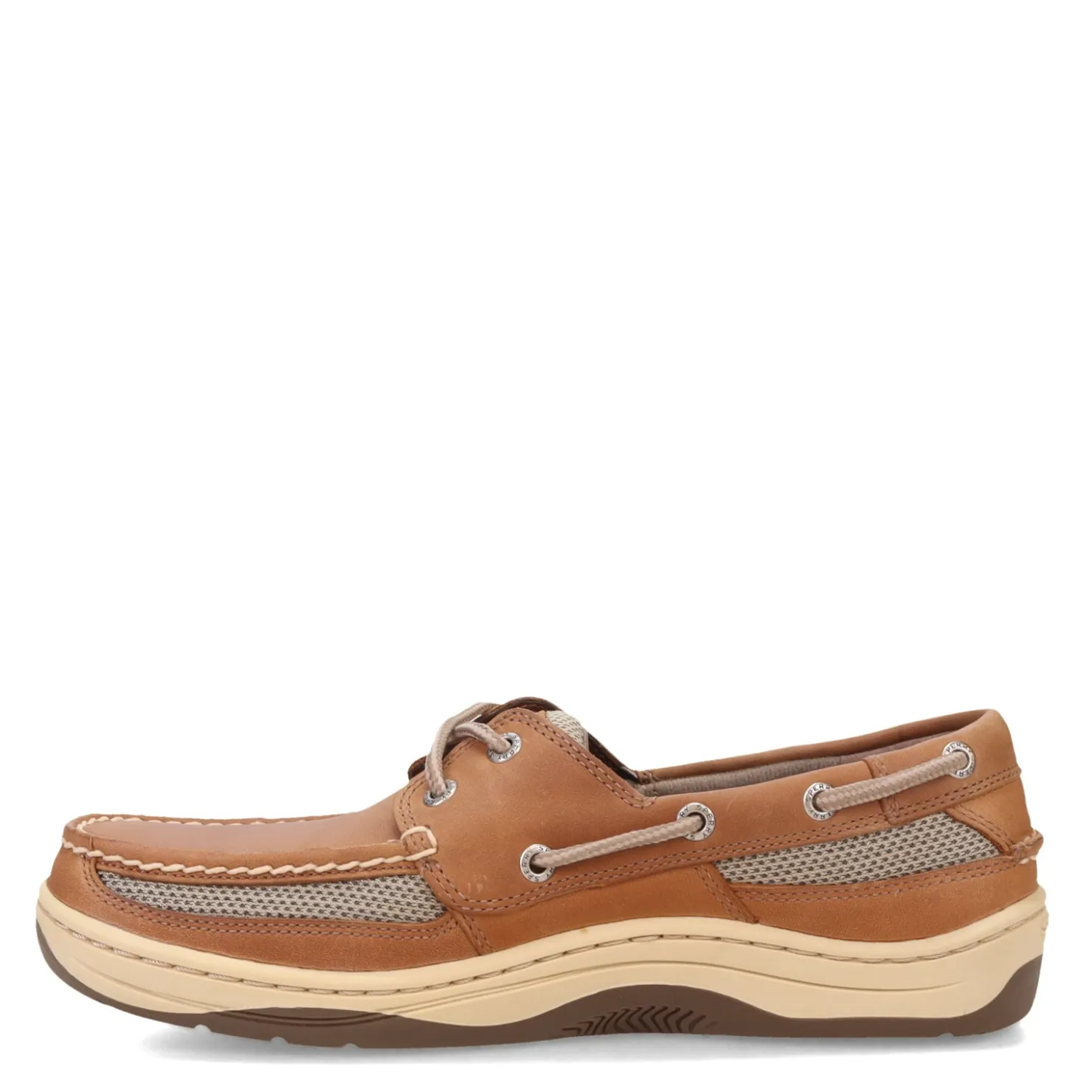 Boat Shoes*Sperry Men's , Tarpon 2-Eye Boat Shoe Dark Tan
