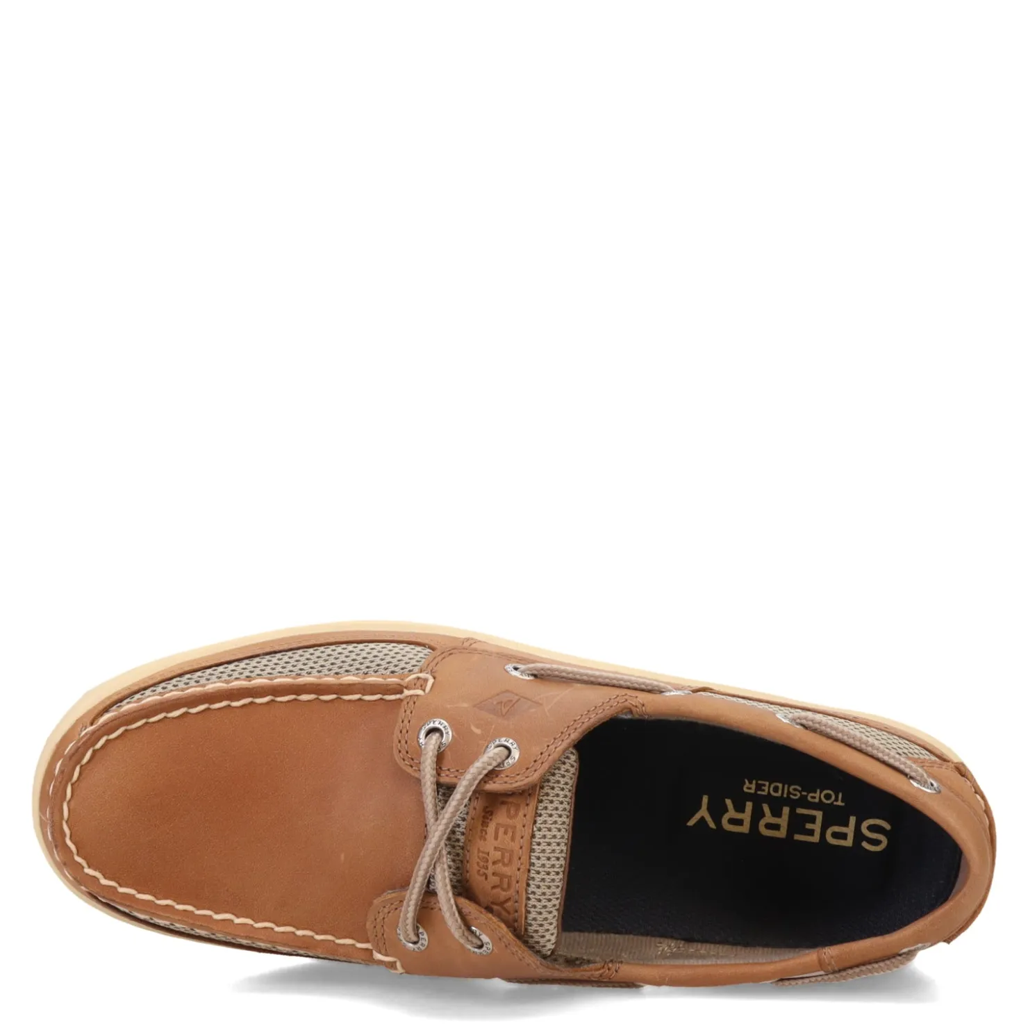 Boat Shoes*Sperry Men's , Tarpon 2-Eye Boat Shoe Dark Tan