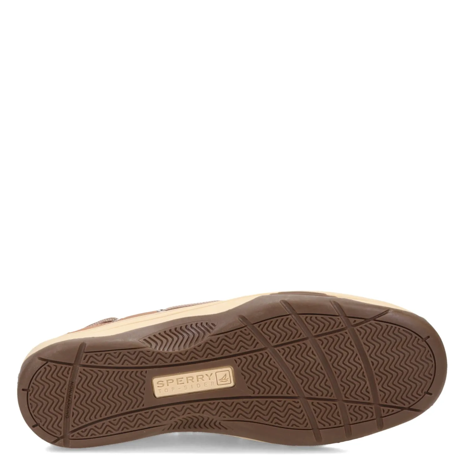 Boat Shoes*Sperry Men's , Tarpon 2-Eye Boat Shoe Dark Tan