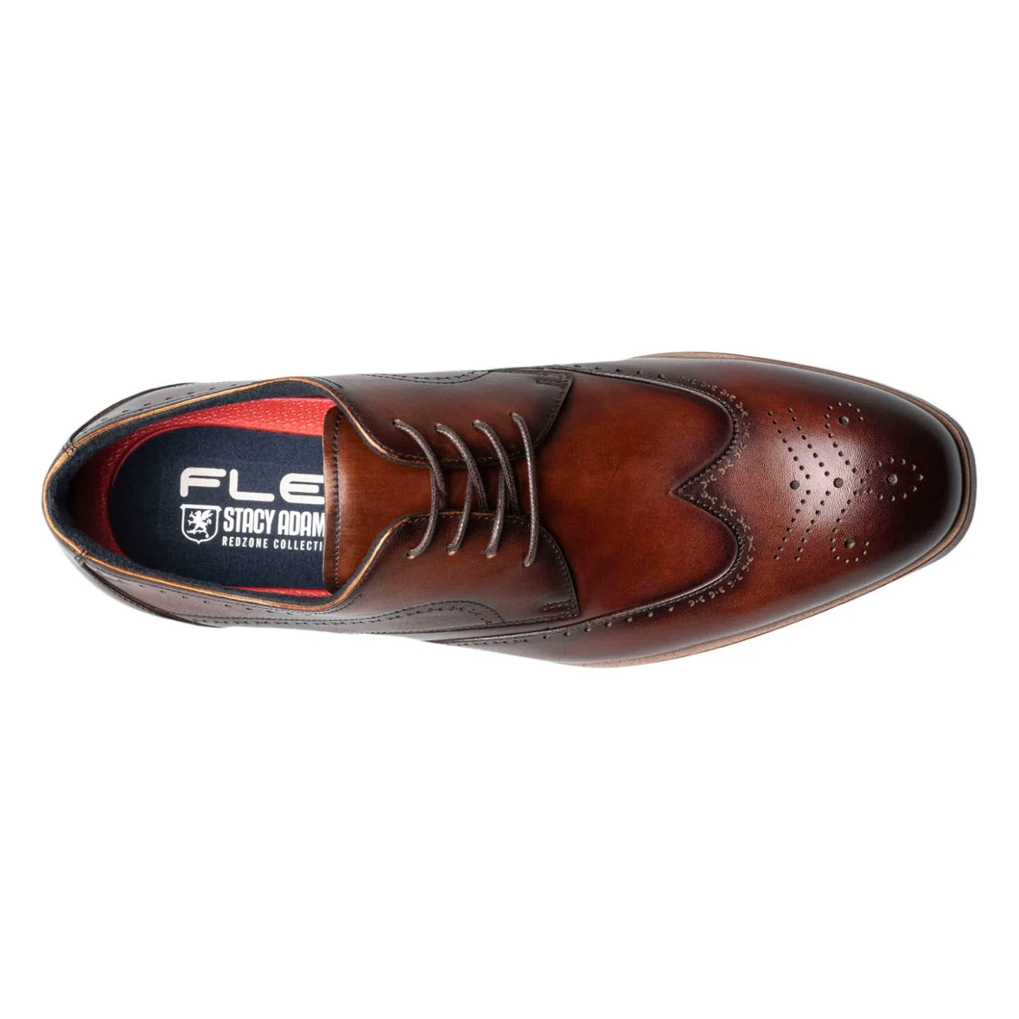 Oxfords*Stacy Adams Men's , Brayden Wingtip Oxford Brown