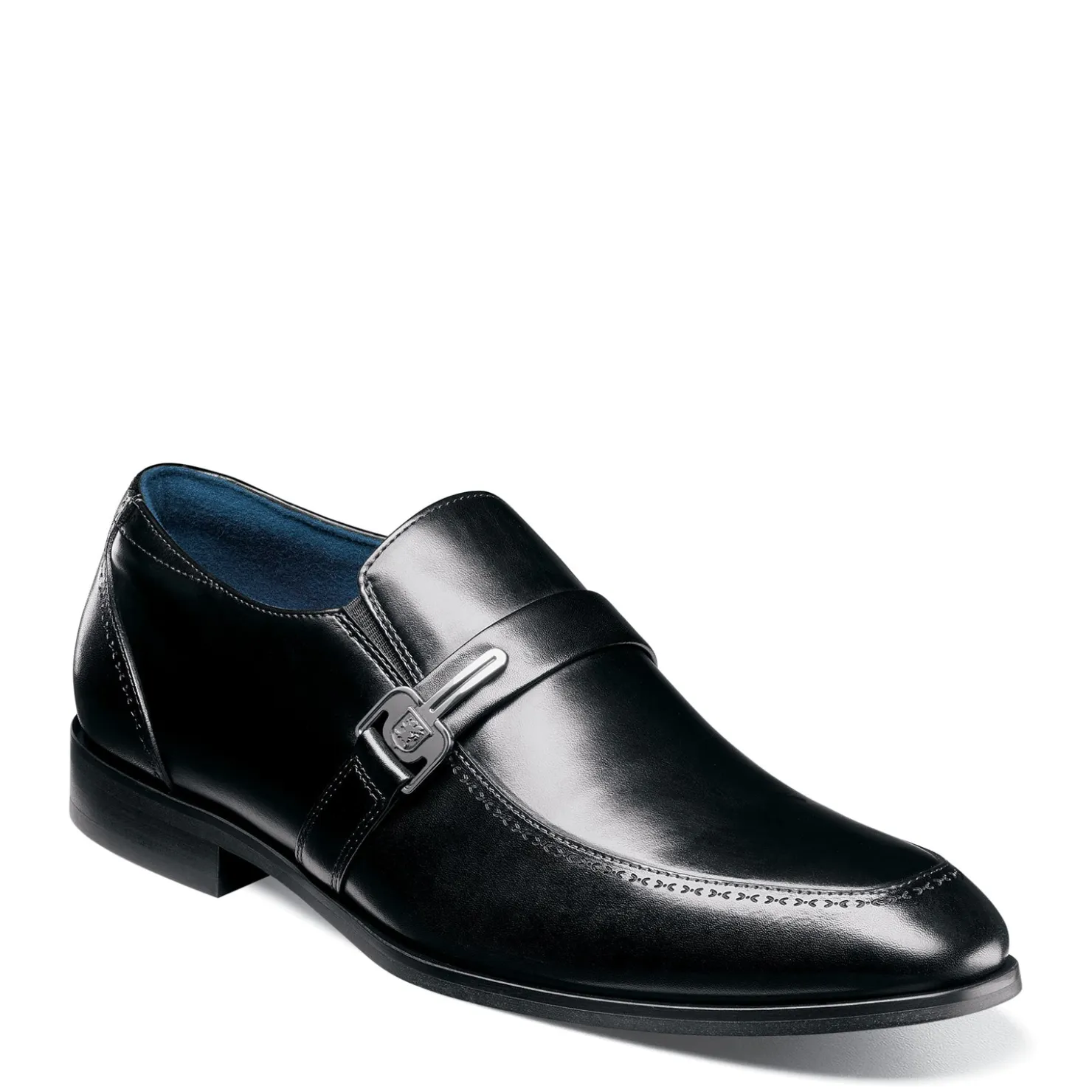 Dress*Stacy Adams Men's , Buckley Moc Toe Loafer Black