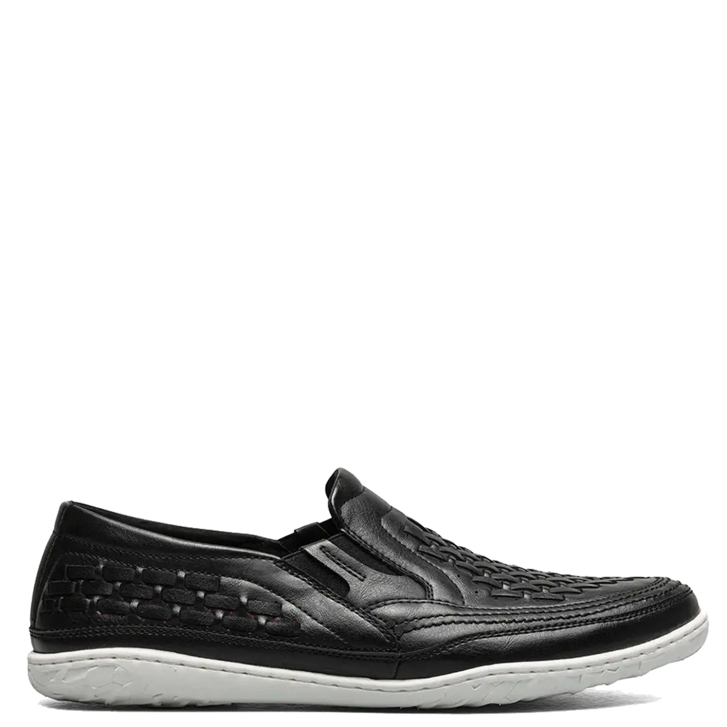 Slip-On Shoes*Stacy Adams Men's , Ithaca Moc Toe Slip-On Black