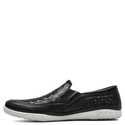 Slip-On Shoes*Stacy Adams Men's , Ithaca Moc Toe Slip-On Black