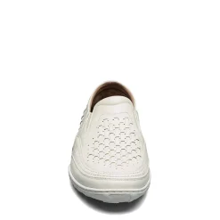 Slip-On Shoes*Stacy Adams Men's , Ithaca Moc Toe Slip-On White