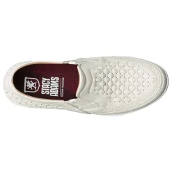 Slip-On Shoes*Stacy Adams Men's , Ithaca Moc Toe Slip-On White