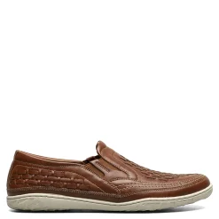 Slip-On Shoes*Stacy Adams Men's , Ithaca Moc Toe Slip-On Sienna