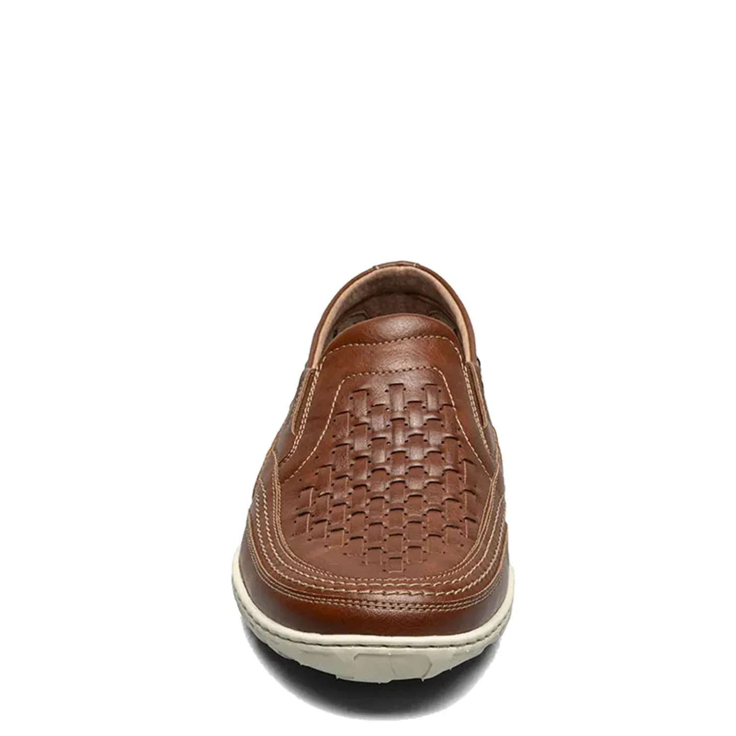Slip-On Shoes*Stacy Adams Men's , Ithaca Moc Toe Slip-On Sienna