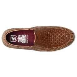 Slip-On Shoes*Stacy Adams Men's , Ithaca Moc Toe Slip-On Sienna