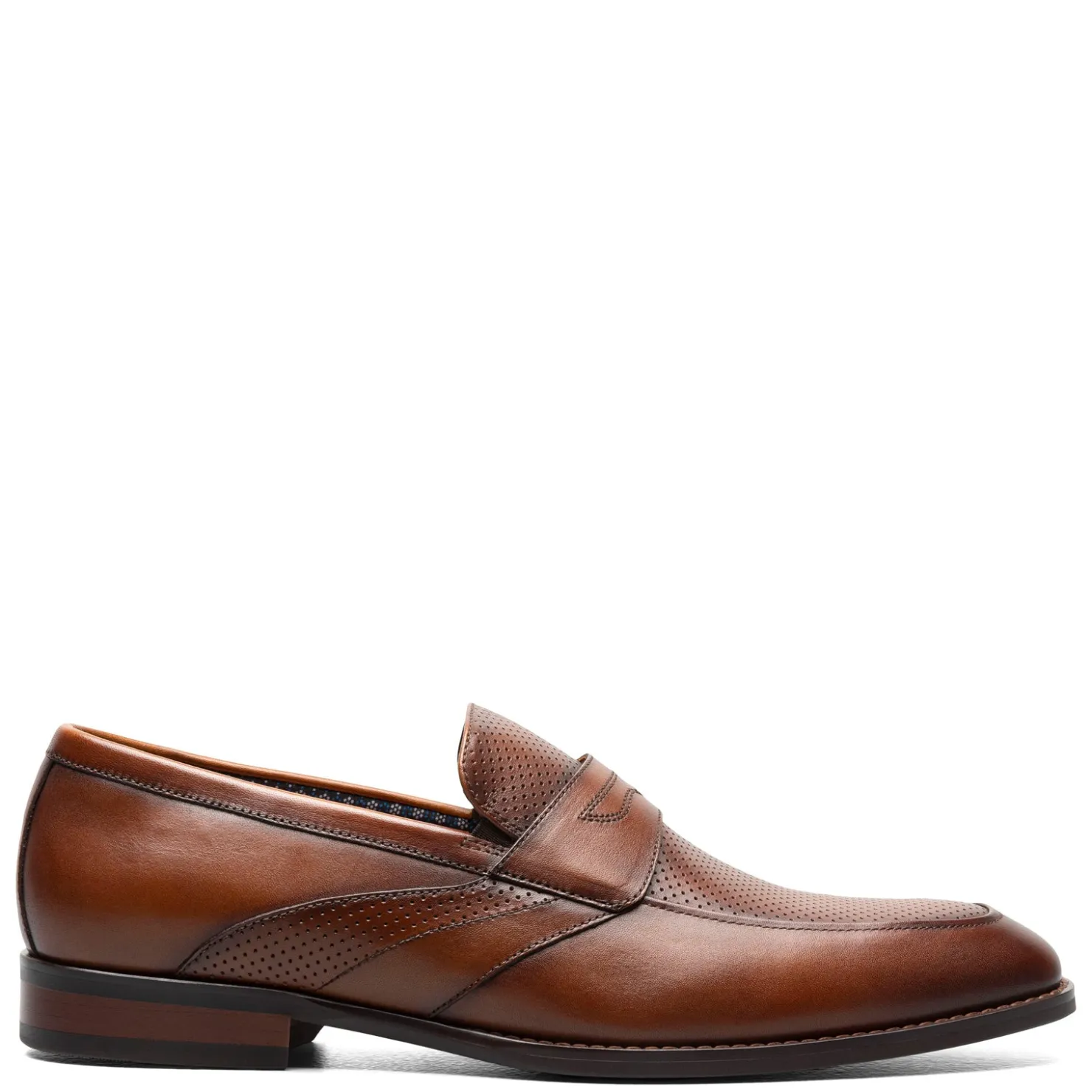Slip-On Shoes*Stacy Adams Men's , Karnes Loafer Cognac