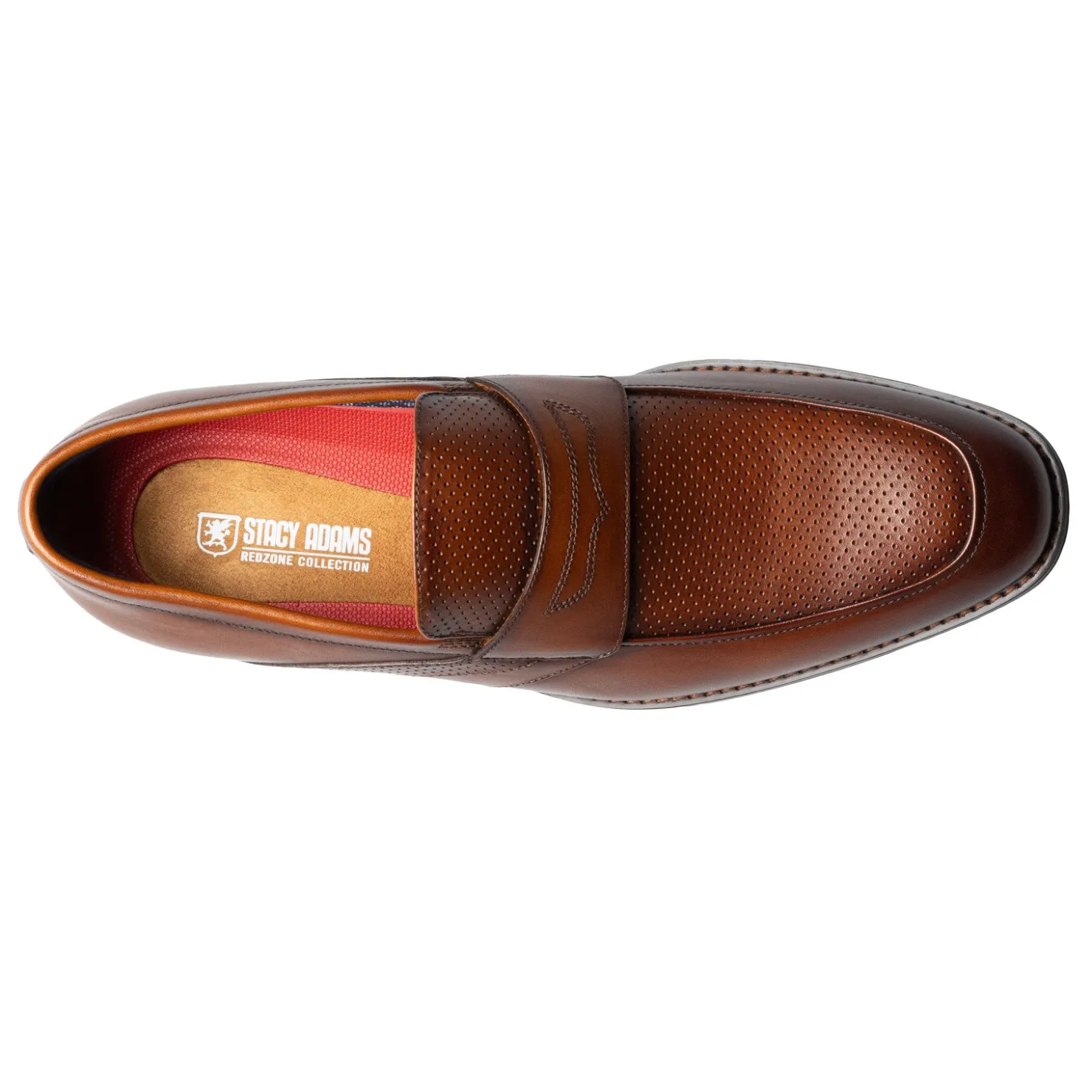 Slip-On Shoes*Stacy Adams Men's , Karnes Loafer Cognac