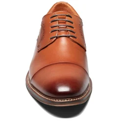 Oxfords*Stacy Adams Men's , Maddox Cap Toe Oxford Cognac
