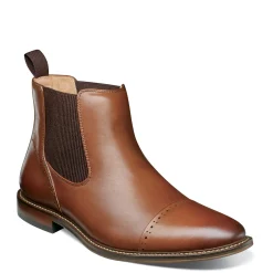 Boots*Stacy Adams Men's , Maury Cap Toe Chelsea Boot Chocolate