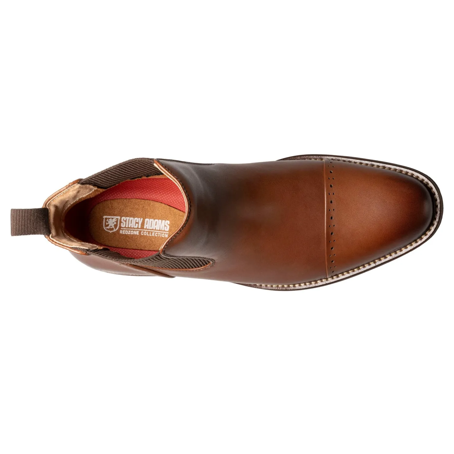 Boots*Stacy Adams Men's , Maury Cap Toe Chelsea Boot Chocolate