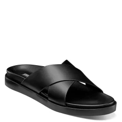 Slides*Stacy Adams Men's , Montel Sandal Black
