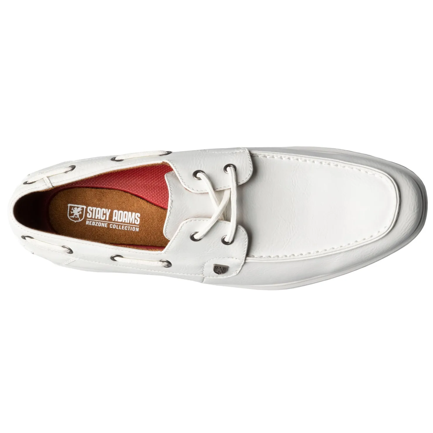Boat Shoes*Stacy Adams Men's , Reid Boat Shoe White