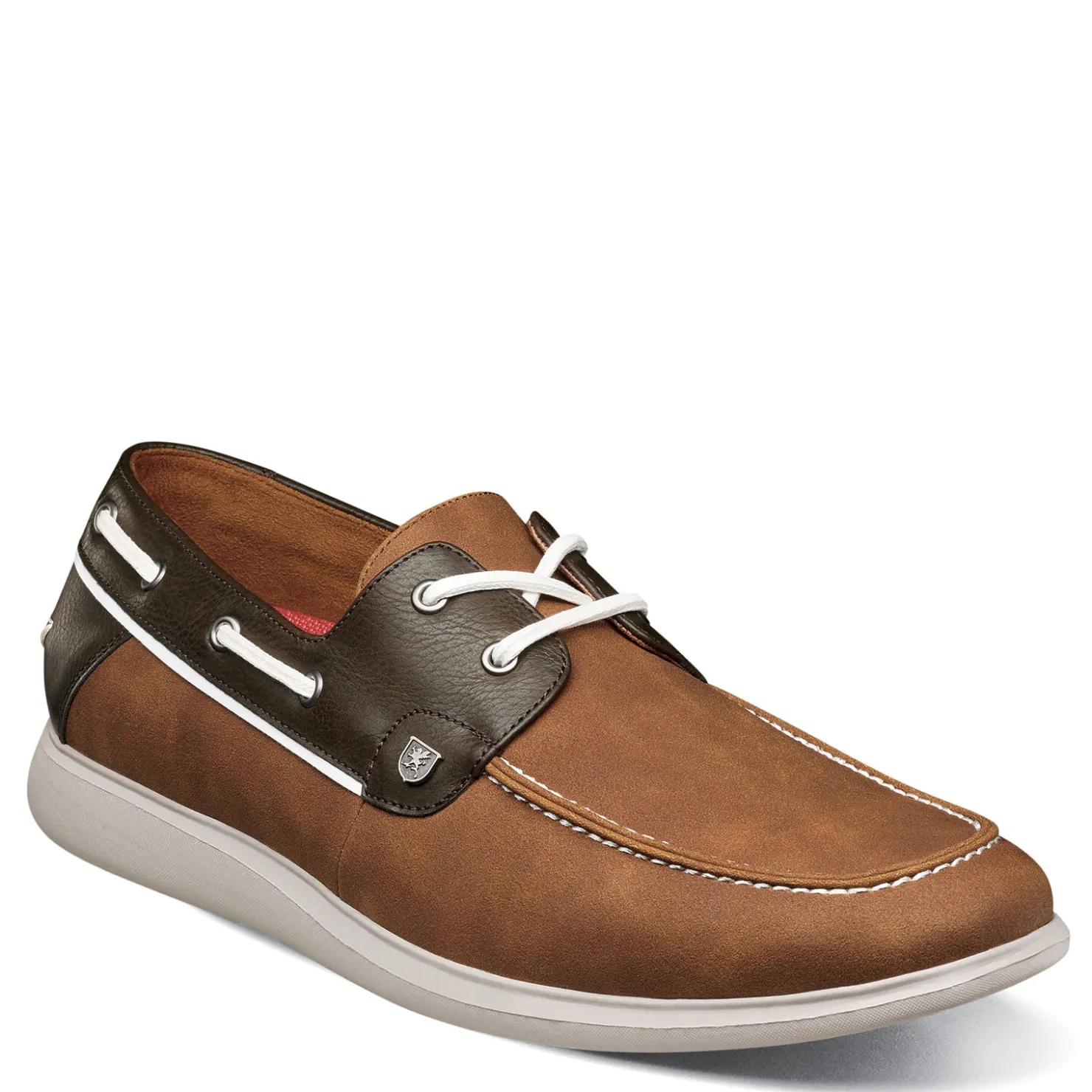 Boat Shoes*Stacy Adams Men's , Reid Boat Shoe Cognac