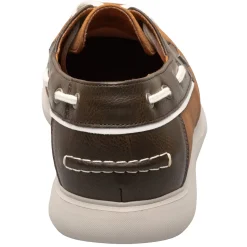Boat Shoes*Stacy Adams Men's , Reid Boat Shoe Cognac