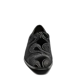 Loafers*Stacy Adams Men's , Swainson Loafer Black/Silver