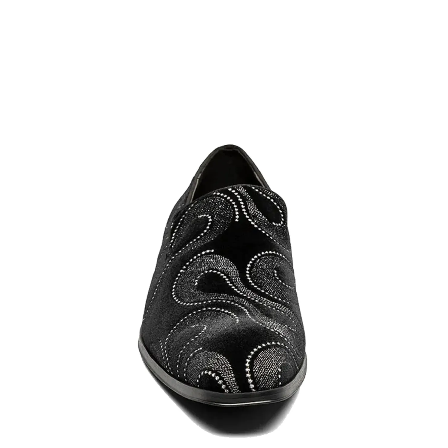 Loafers*Stacy Adams Men's , Swainson Loafer Black/Silver