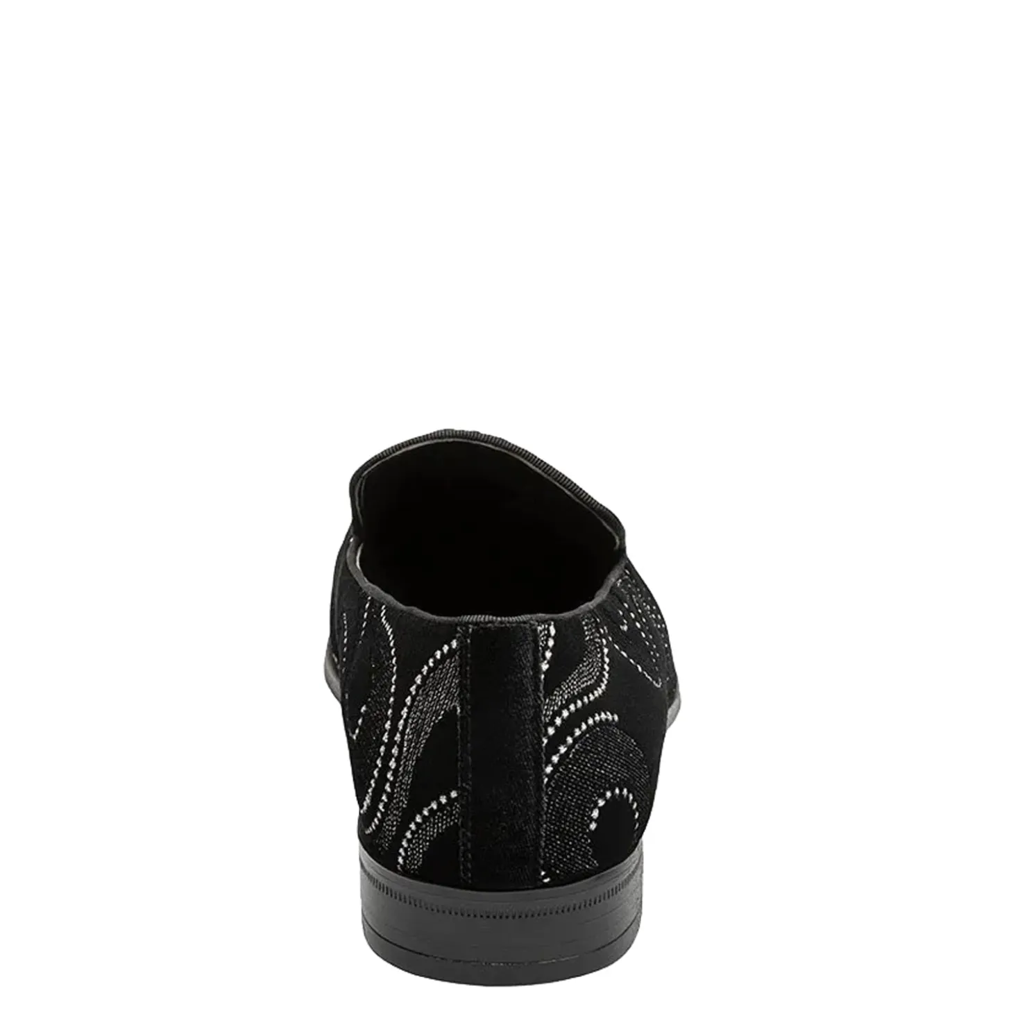 Loafers*Stacy Adams Men's , Swainson Loafer Black/Silver