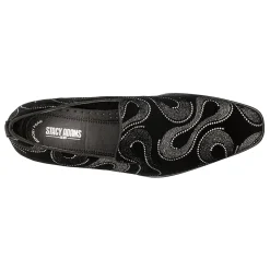 Loafers*Stacy Adams Men's , Swainson Loafer Black/Silver