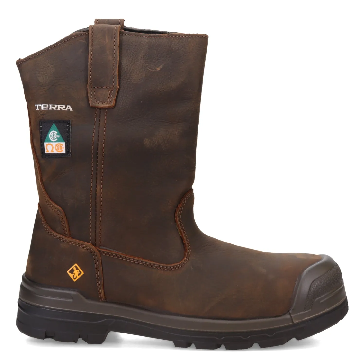 Work & Safety*Terra Men's , Harrier Waterproof CT Work Boot Medium Brown