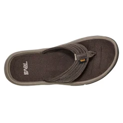 Sandals*Teva Men's , Langdon Flip Sandal Walnut