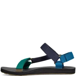 Outdoor & Hiking*Teva Men's , Original Universal Sandal Navy Blue Green Mix