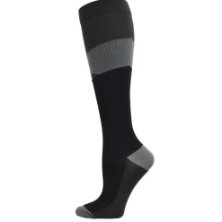 Socks*Think Medical Men's , Premium Compression Socks Black Gray