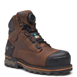 Boots*Timberland Pro Men's , Boondock BOA 6-Inch Composite Toe Waterproof Work Boot Mocha