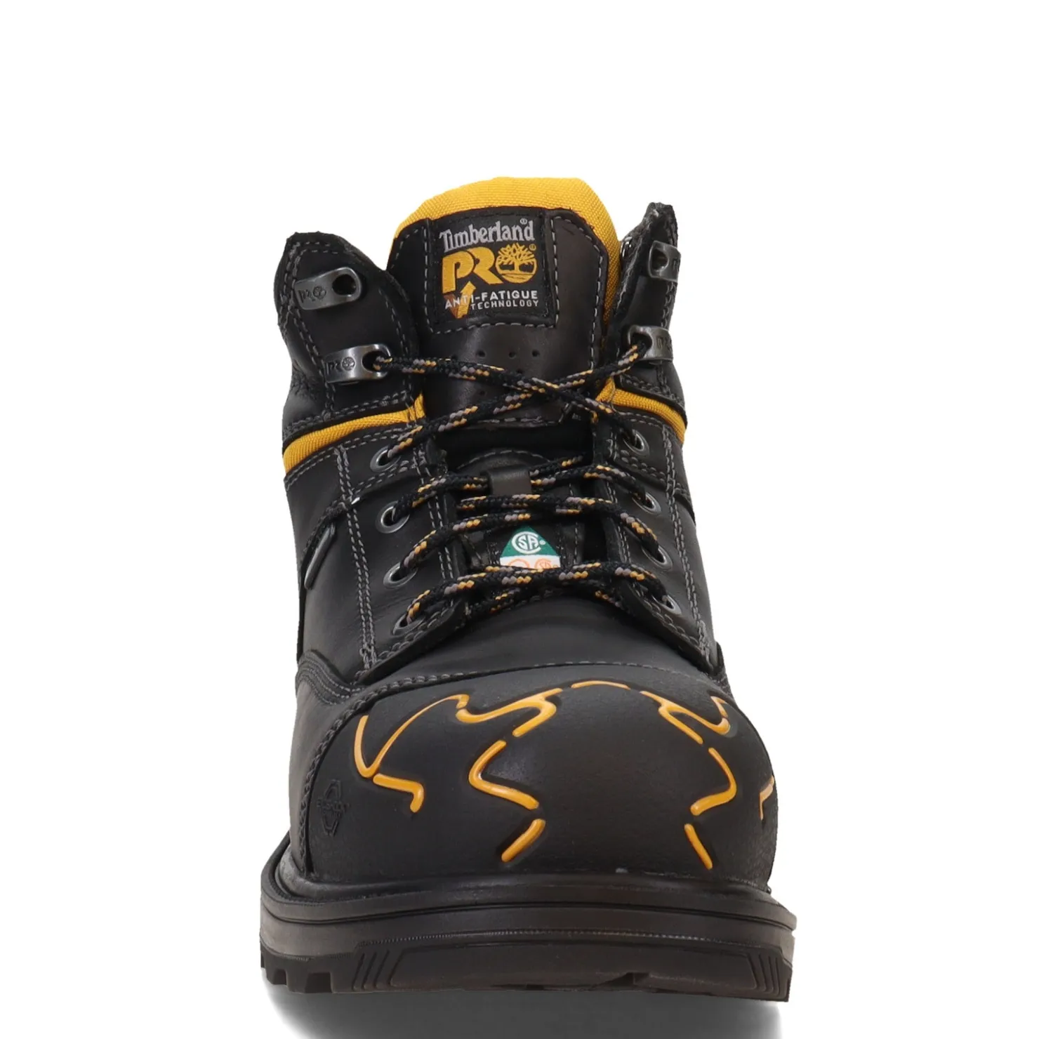 Boots*Timberland Pro Men's , Magnitude 6in CT WP Boot Black Leather