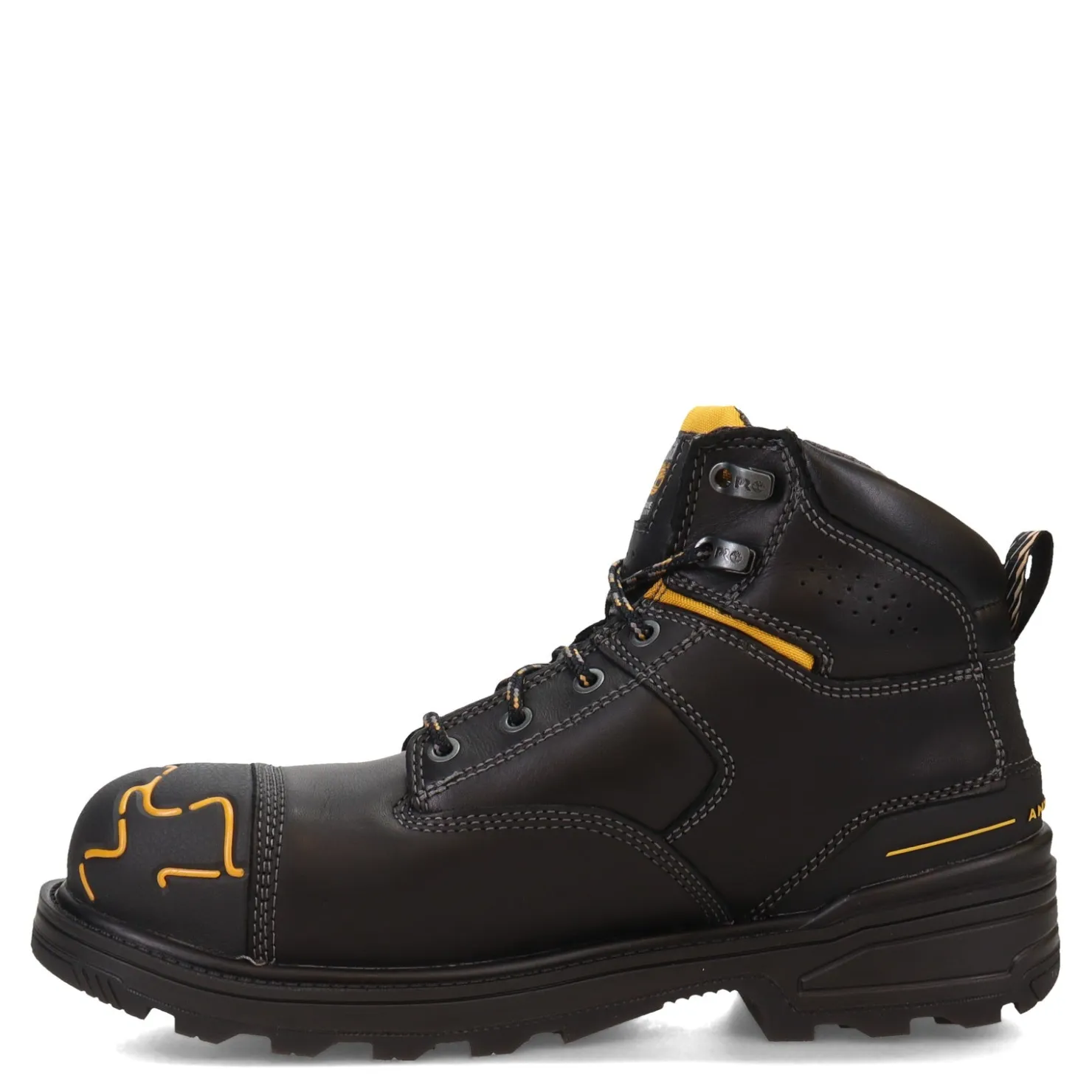 Boots*Timberland Pro Men's , Magnitude 6in CT WP Boot Black Leather
