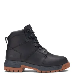 Work & Safety*Timberland Pro Men's , Montauk 6-Inch Steel Toe Work Boot Black/Gum