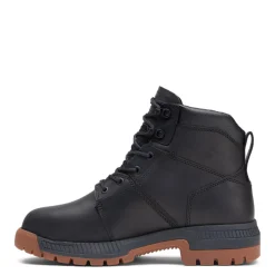 Work & Safety*Timberland Pro Men's , Montauk 6-Inch Steel Toe Work Boot Black/Gum