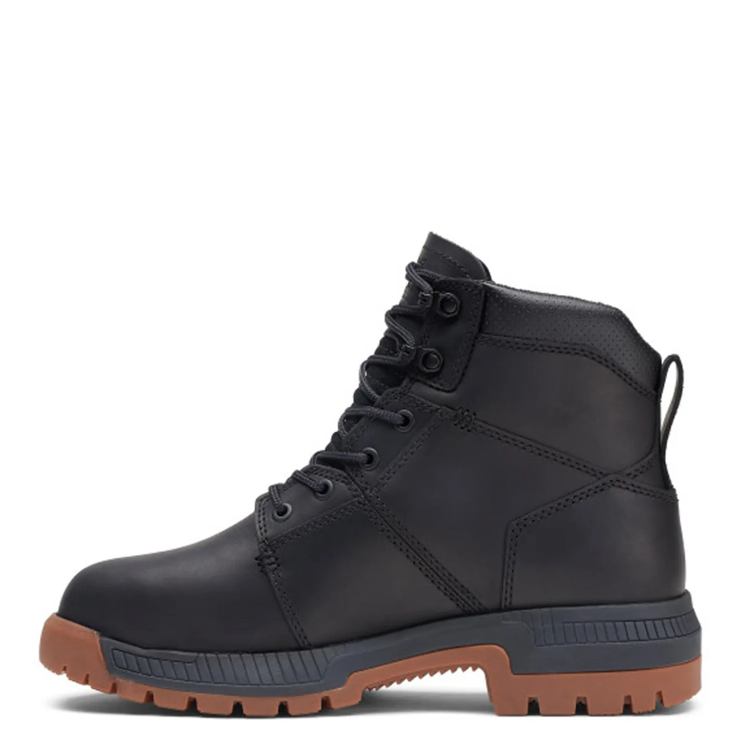 Work & Safety*Timberland Pro Men's , Montauk 6-Inch Steel Toe Work Boot Black/Gum