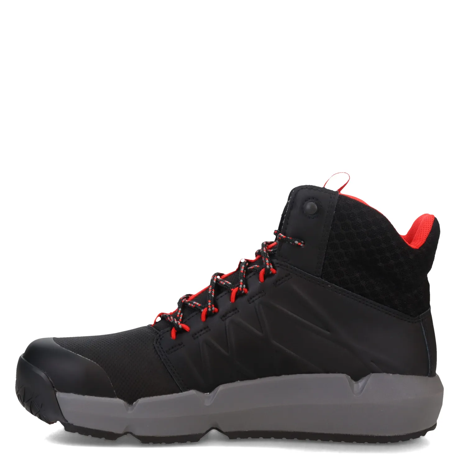 Work & Safety*Timberland Pro Men's , Morphix Mid Waterproof CT Boot Black Red
