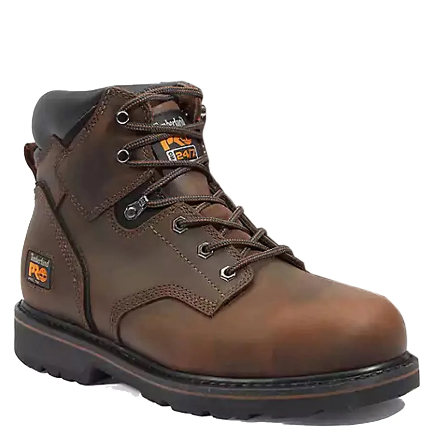 Work & Safety*Timberland Pro Men's , Pit Boss 6 inch Steel Toe Boot Dark Brown
