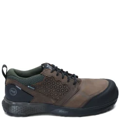Work & Safety*Timberland Pro Men's , Reaxion Low Comp Toe Work Shoe Brown Green