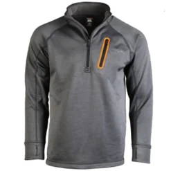 Outerwear*Timberland Pro Men's , Reaxion Quarter Zip Fleece Jacket Charcoal