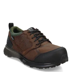 Work & Safety*Timberland Pro Men's , Reaxion Low Comp Safety Toe Work Shoe Brown Green