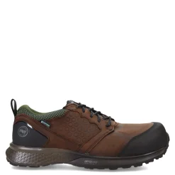 Work & Safety*Timberland Pro Men's , Reaxion Low Comp Safety Toe Work Shoe Brown Green
