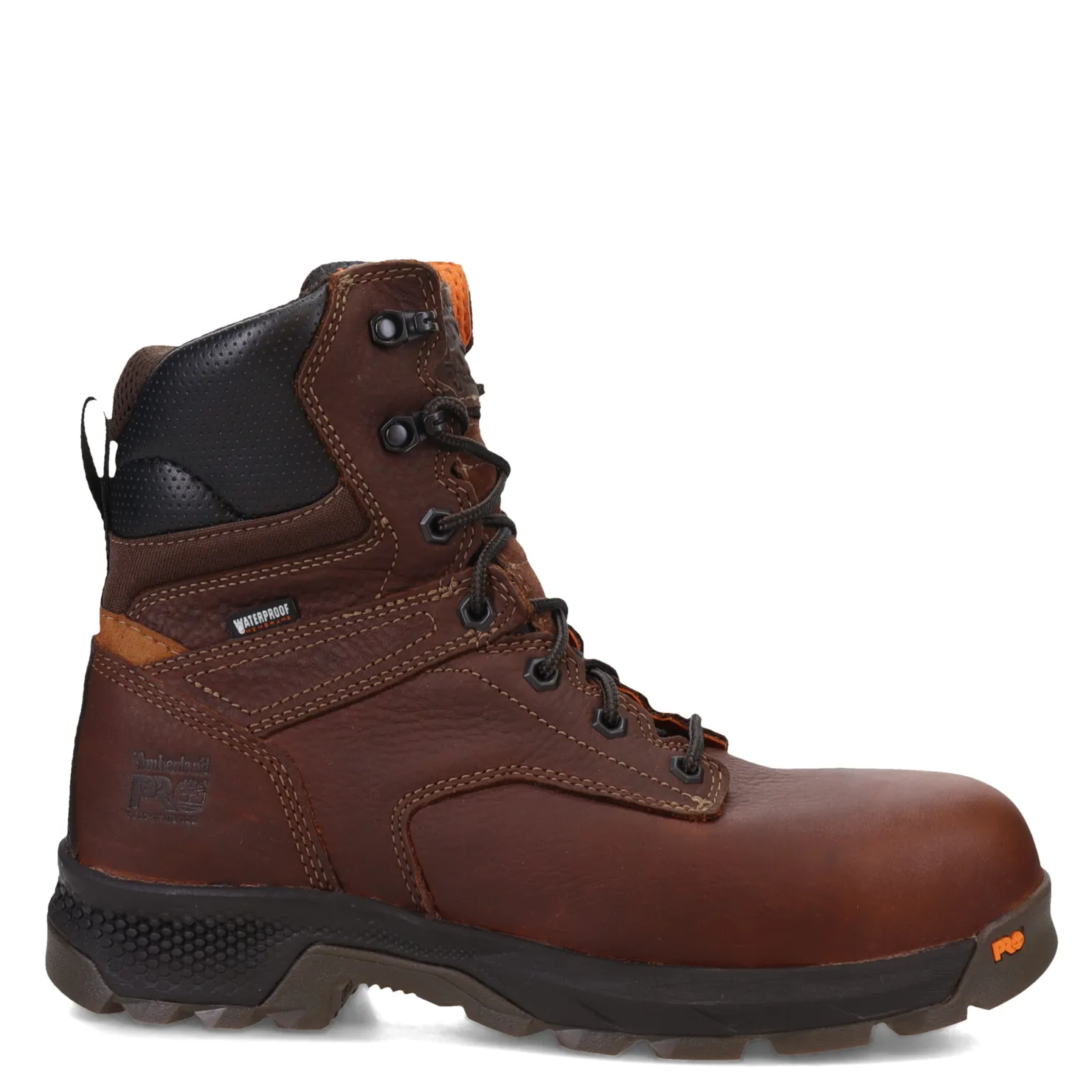 Boots*Timberland Pro Men's , Titan EV 8in Comp Toe Waterproof Boot Brown