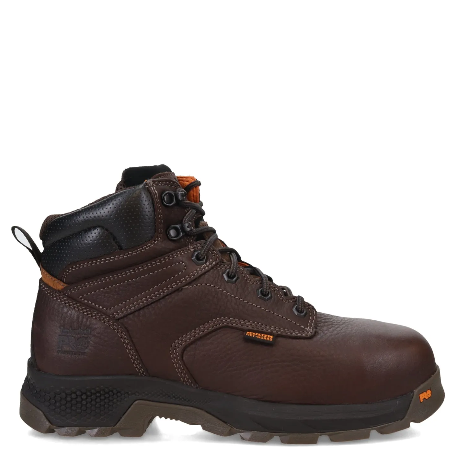 Boots*Timberland Pro Men's , Titan EV 6in Comp Toe Waterproof Boot Dark Brown