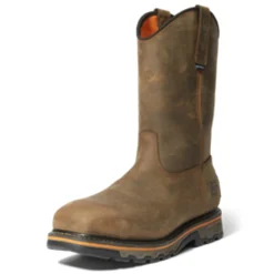 Boots*Timberland Pro Men's , True Grit Pull On Comp Toe Work Boot Turkish Coffee