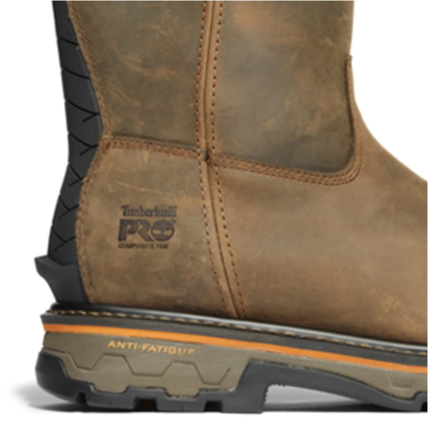 Boots*Timberland Pro Men's , True Grit Pull On Comp Toe Work Boot Turkish Coffee