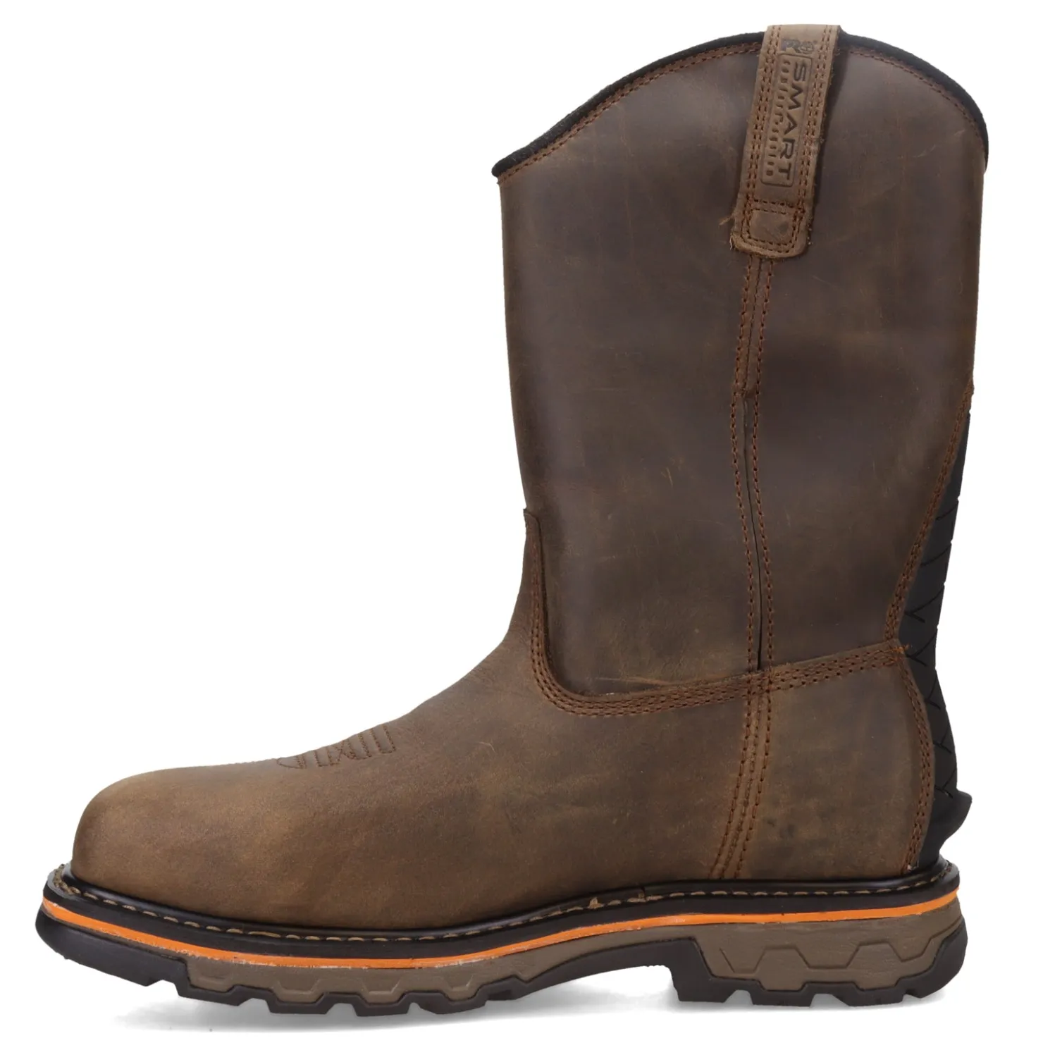 Boots*Timberland Pro Men's , True Grit Pull On Comp Toe Safety Work Boot Turkish Coffee