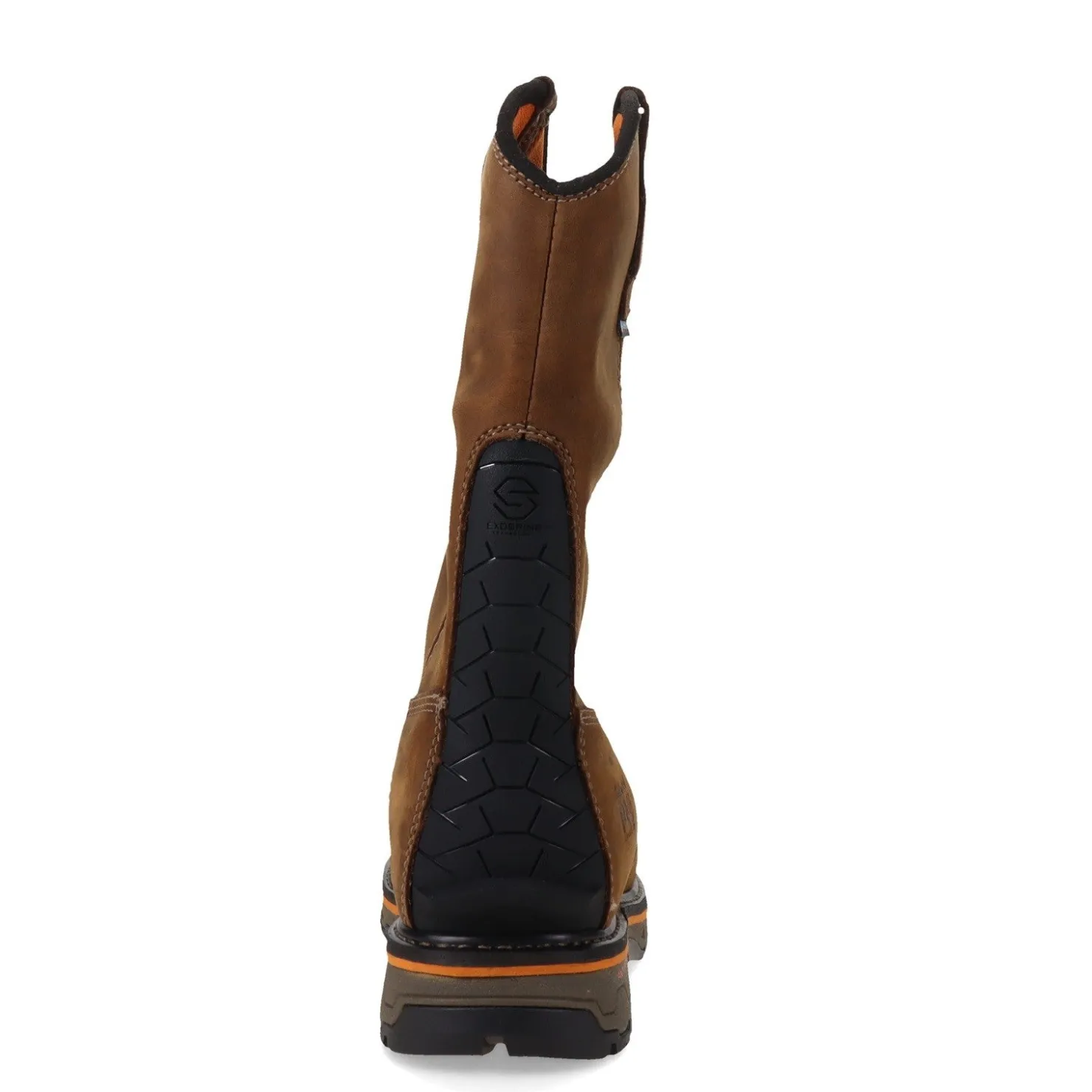 Boots*Timberland Pro Men's , True Grit Pull On Comp Toe WP Work Boot Brown